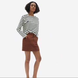 Everlane The Canvas Stamp Skirt